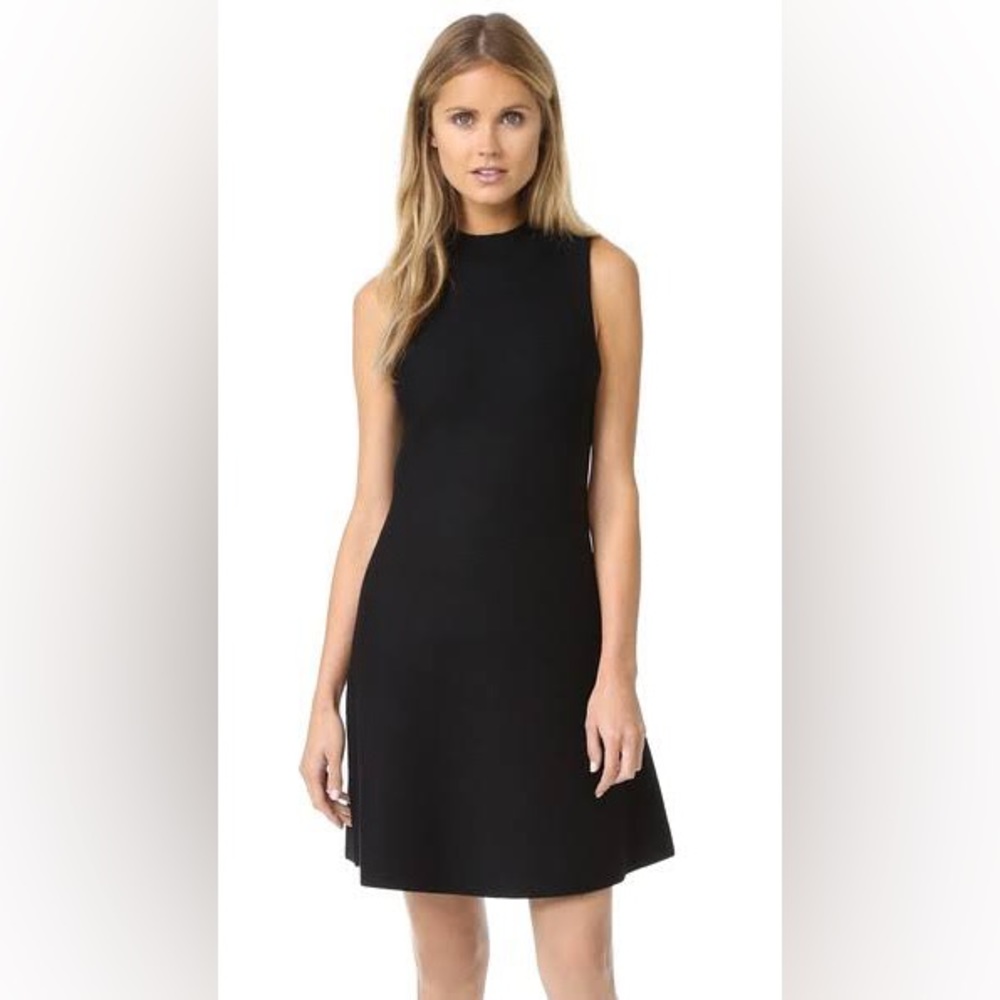 THEORY Inerta Milano Knit Dress / Size L / Black